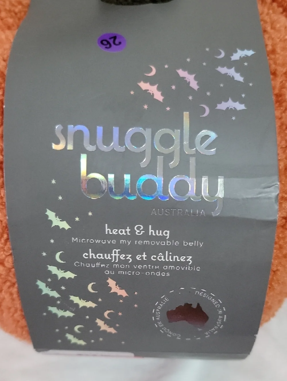 Snuggle Buddy Decorative Heat And Hug Pumpkin!